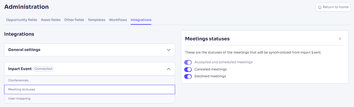 Conferences admin page - meeting statuses.png